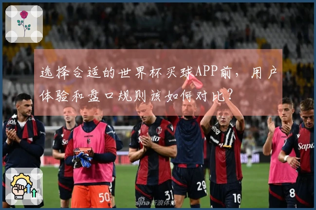 选择合适的世界杯买球APP前，用户体验和盘口规则该如何对比？